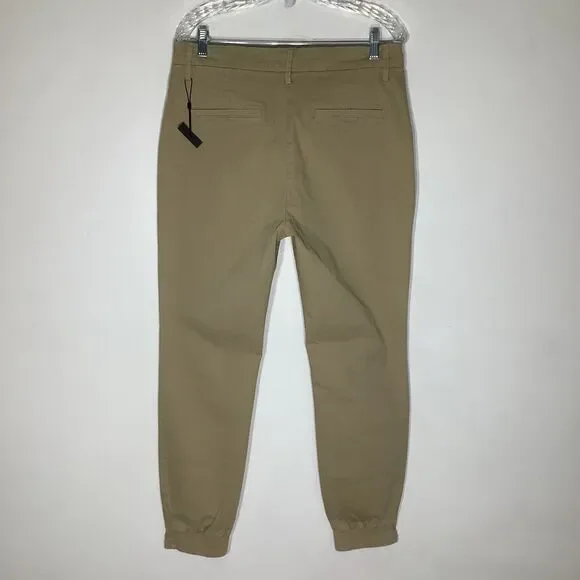 Hudson Jeans Mens Tailored Fit Jogger Twill Chino Pants‎ Tan Size 32 x 29 NWT